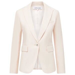 Veronica Beard SUIT w/ Linen Blend Jacket and Linen-Blend Crop Pants  2 PIECES